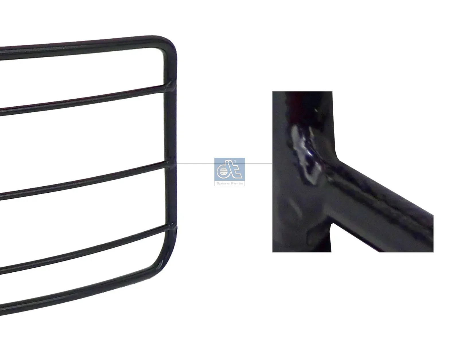 Covering grille, right