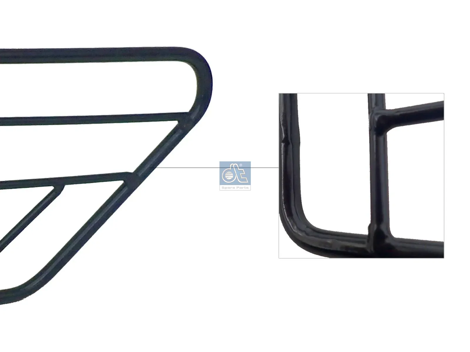 Covering grille, right