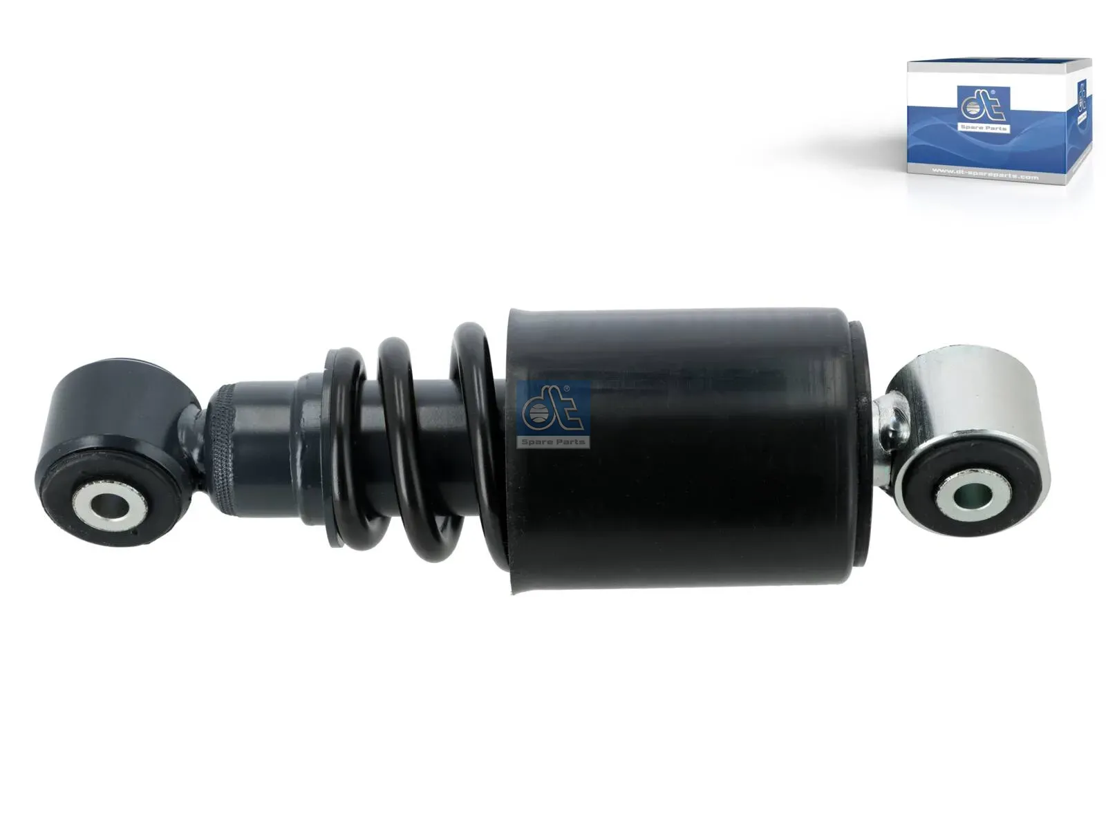 Cabin shock absorber, with spring, front