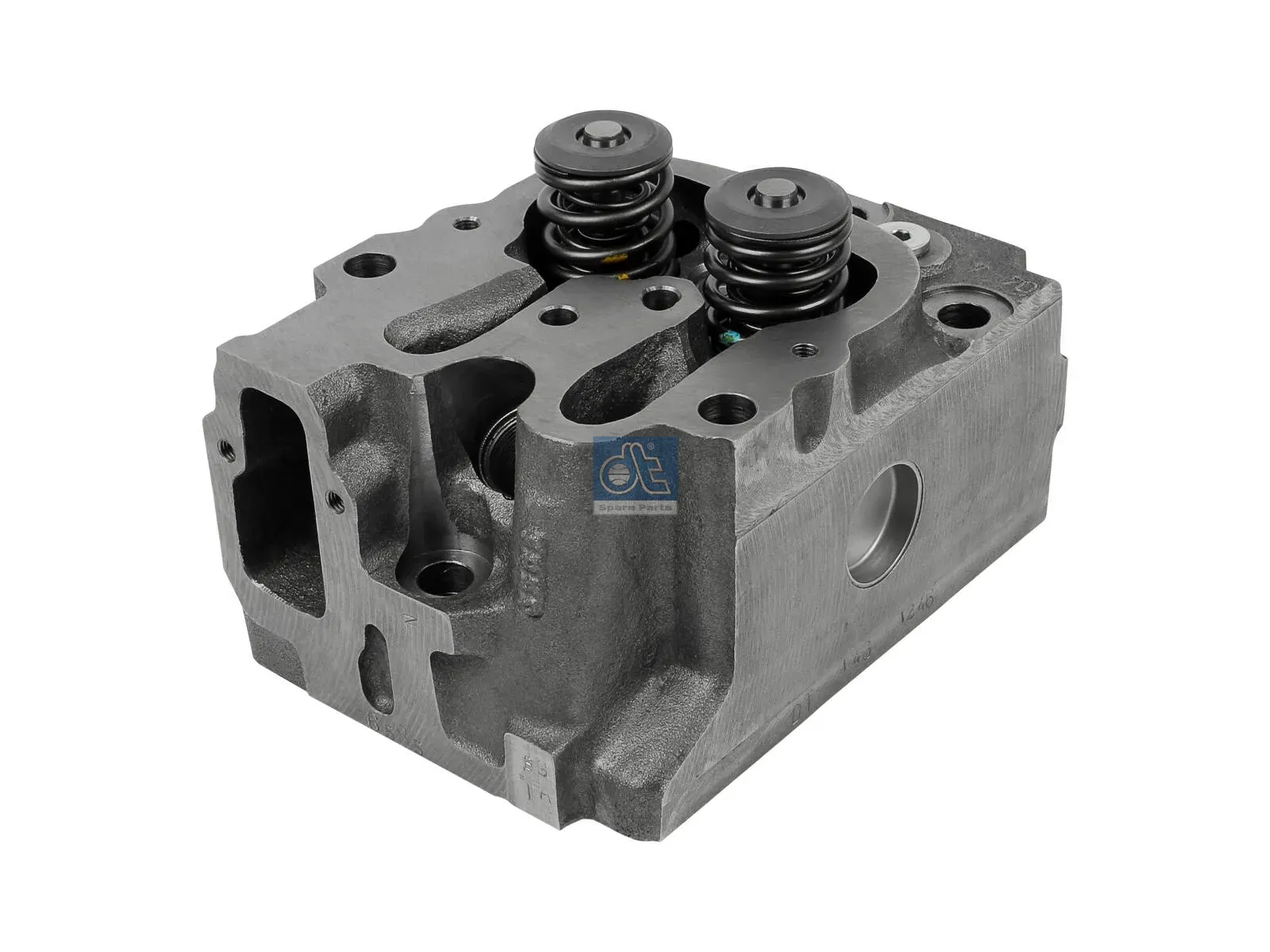 Cylinder head, with valves