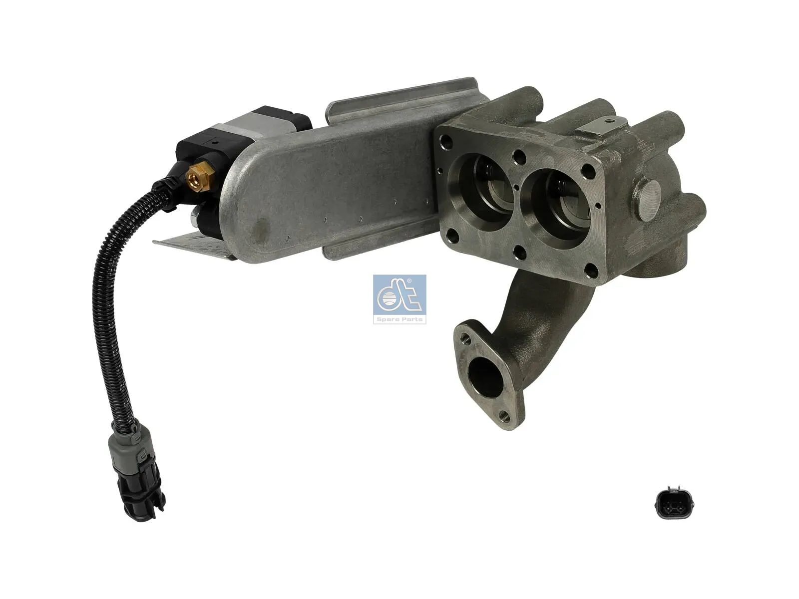Blocking flap, exhaust gas recirculation