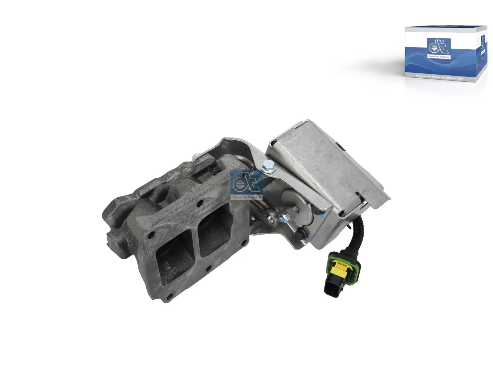 Blocking flap, exhaust gas recirculation