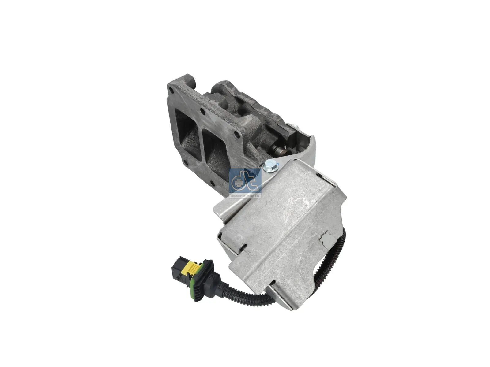 Blocking flap, exhaust gas recirculation