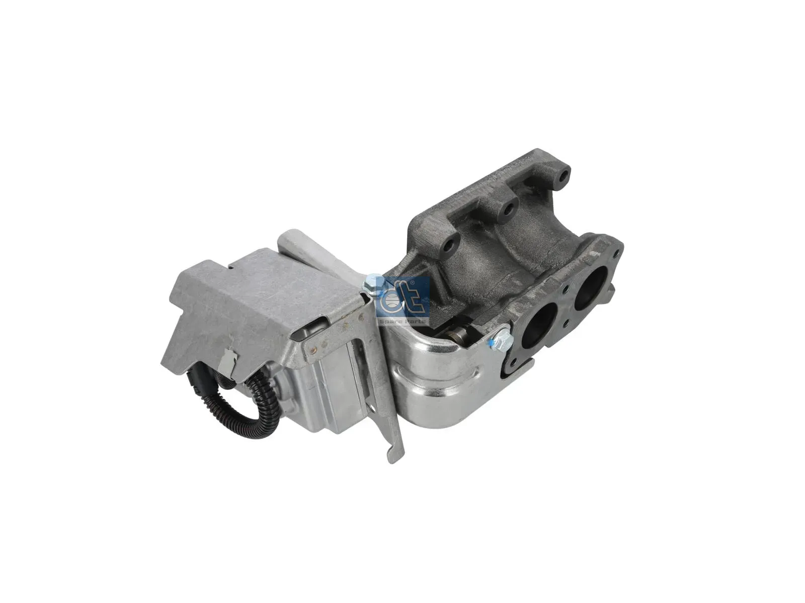 Blocking flap, exhaust gas recirculation