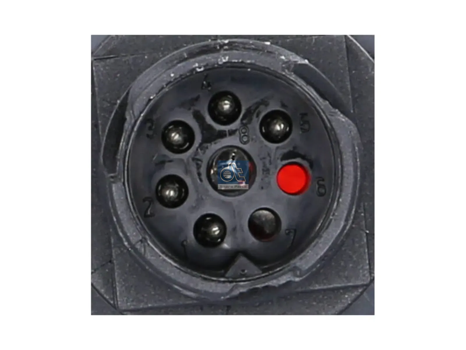 Tail lamp housing, left, with license plate lamp