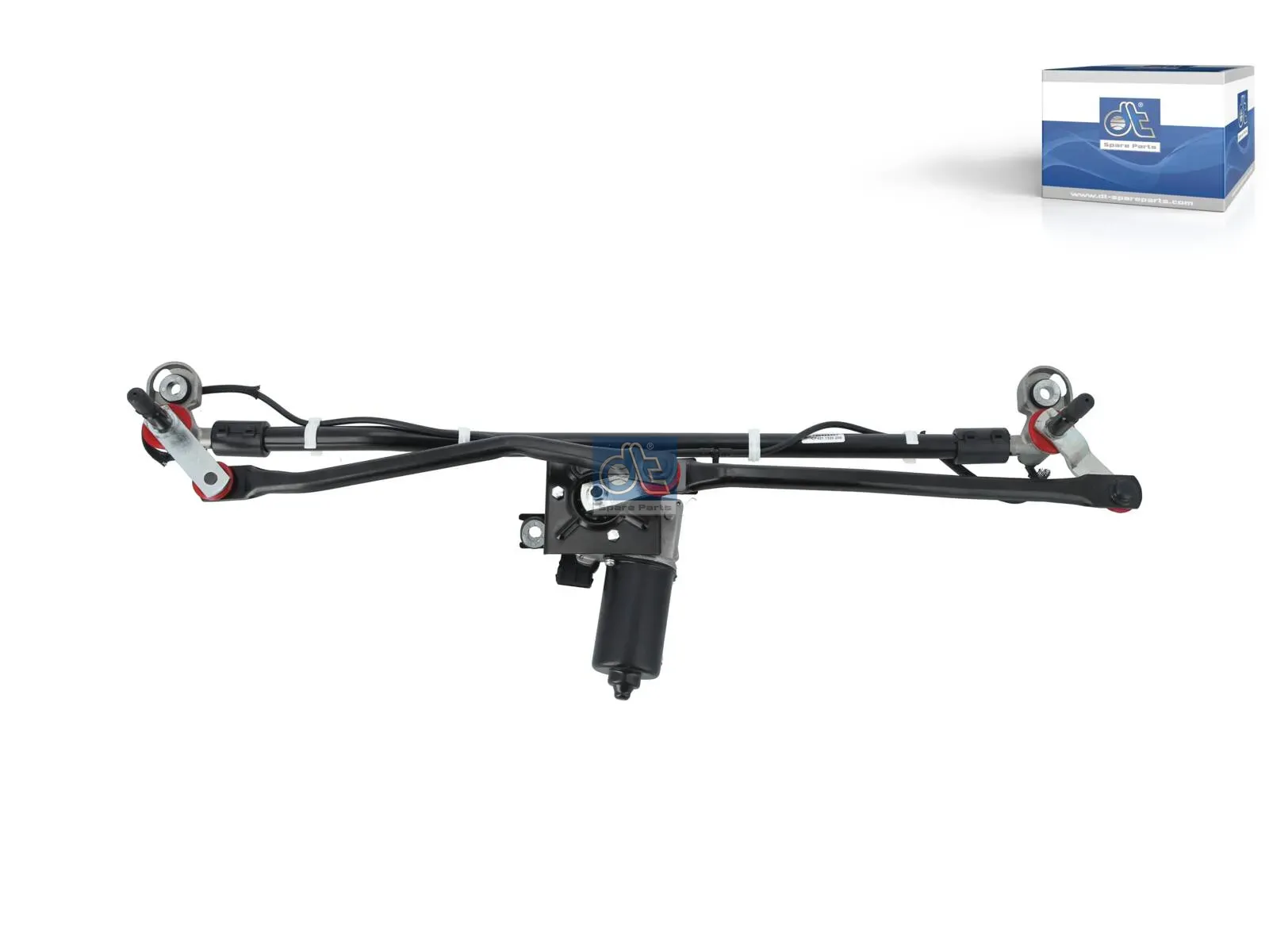 Wiper linkage, with motor