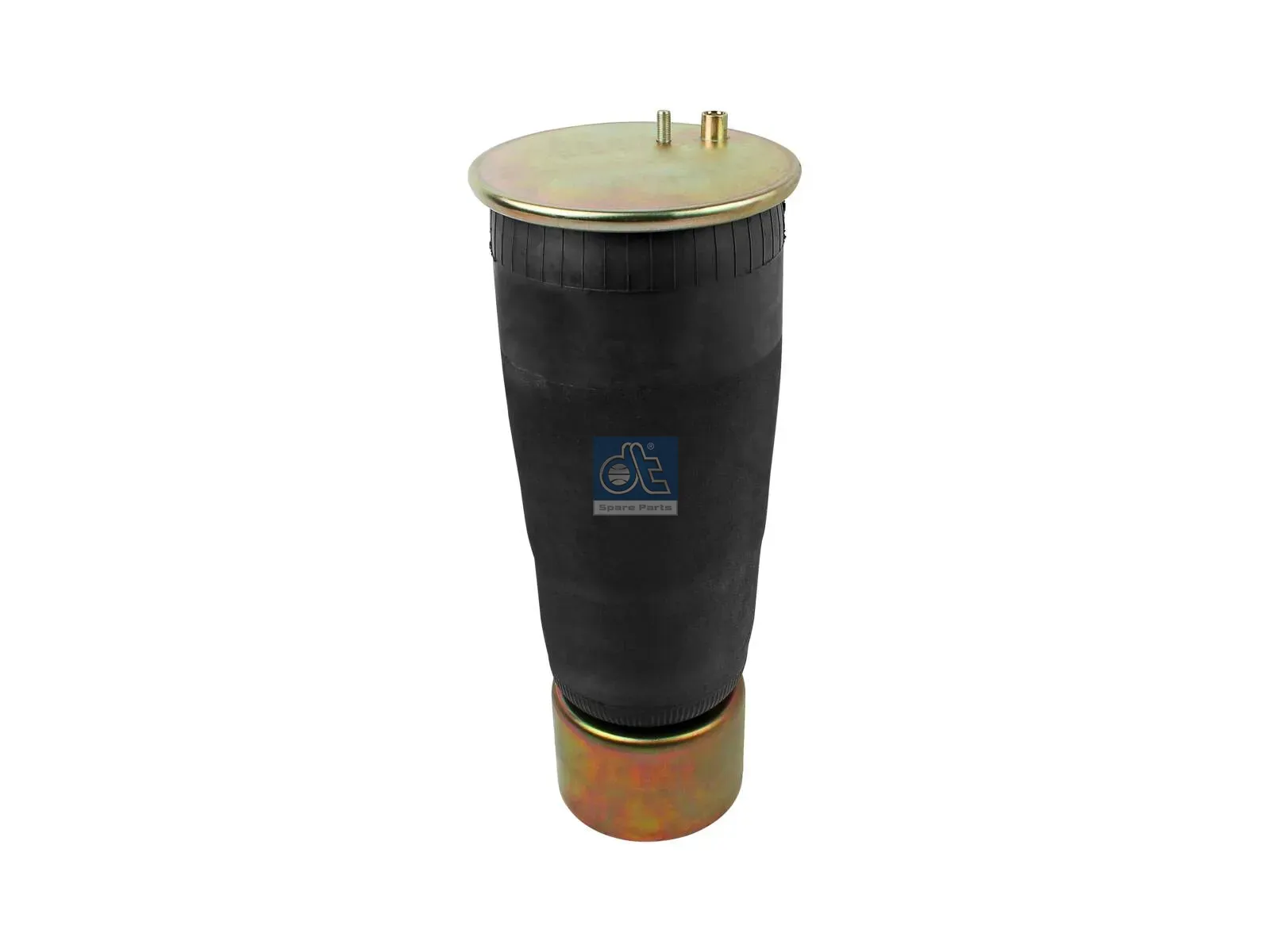 Air spring, with steel piston