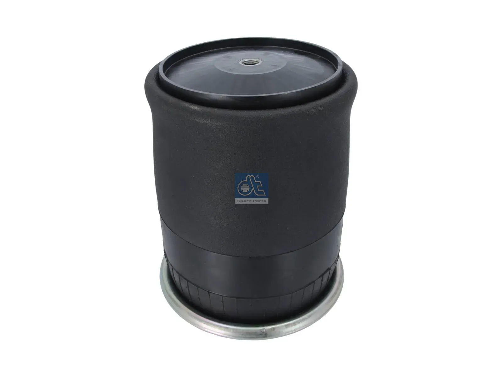 Air spring, with steel piston