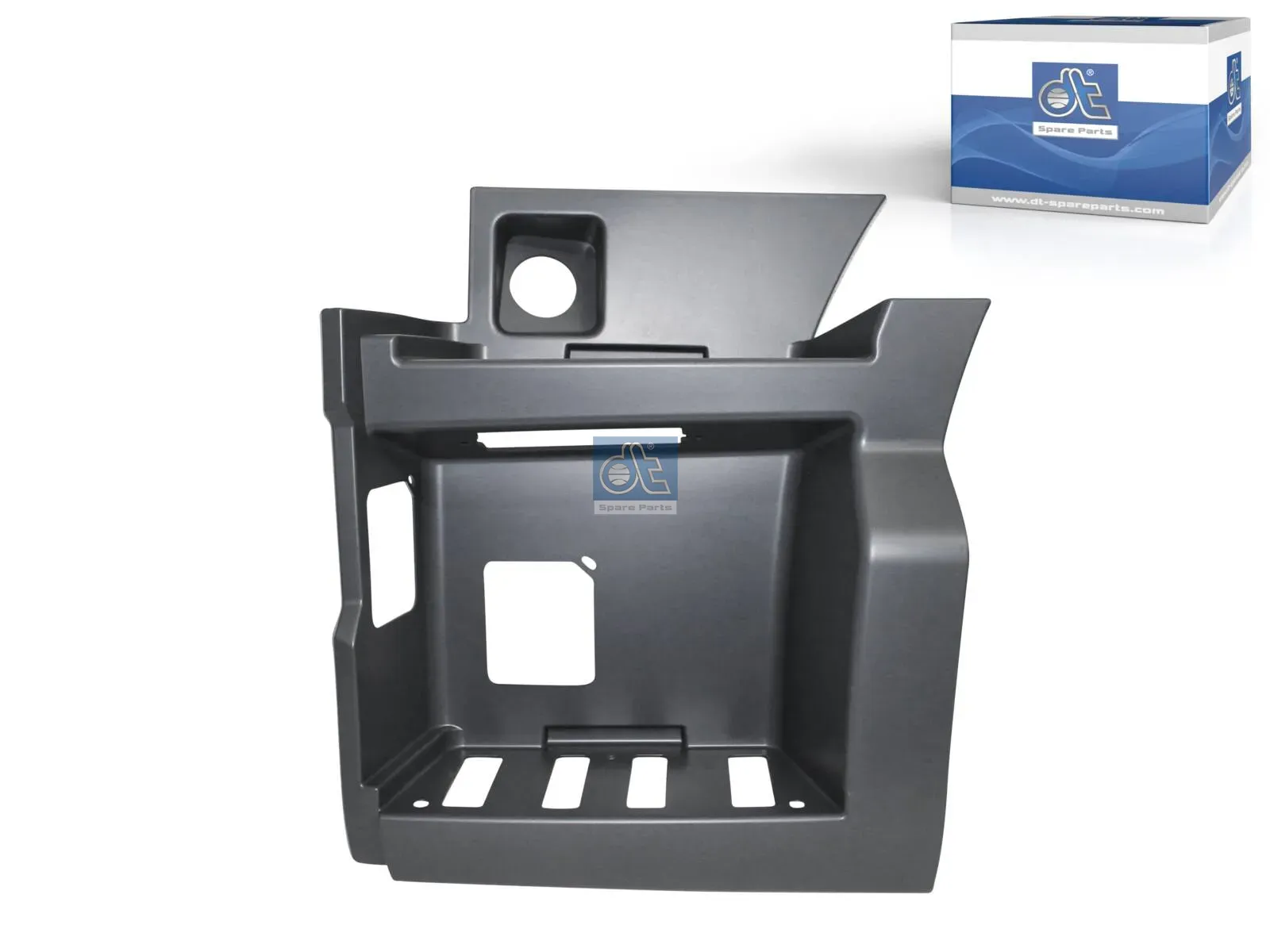 Step well case, left, grey