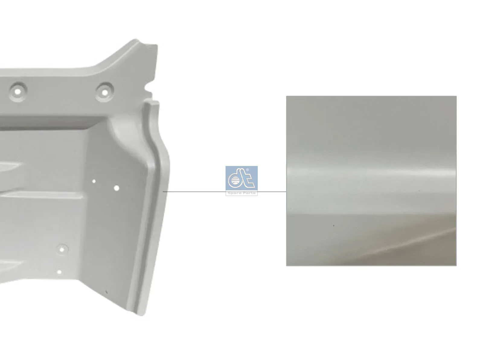 Step well case, right, white