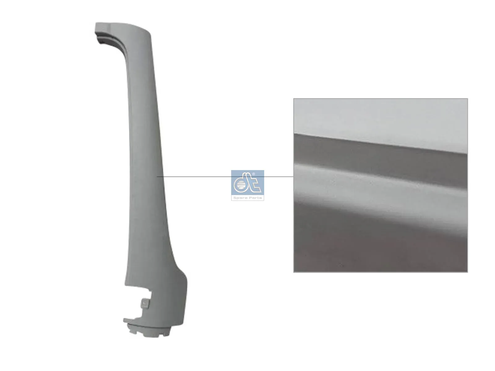 Revestimiento columna, derecho, superior