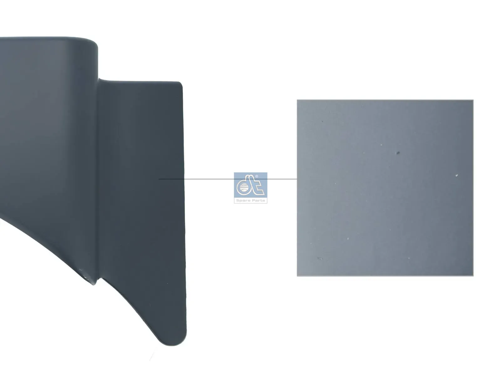 Pannello parafango, posteriore, grigio