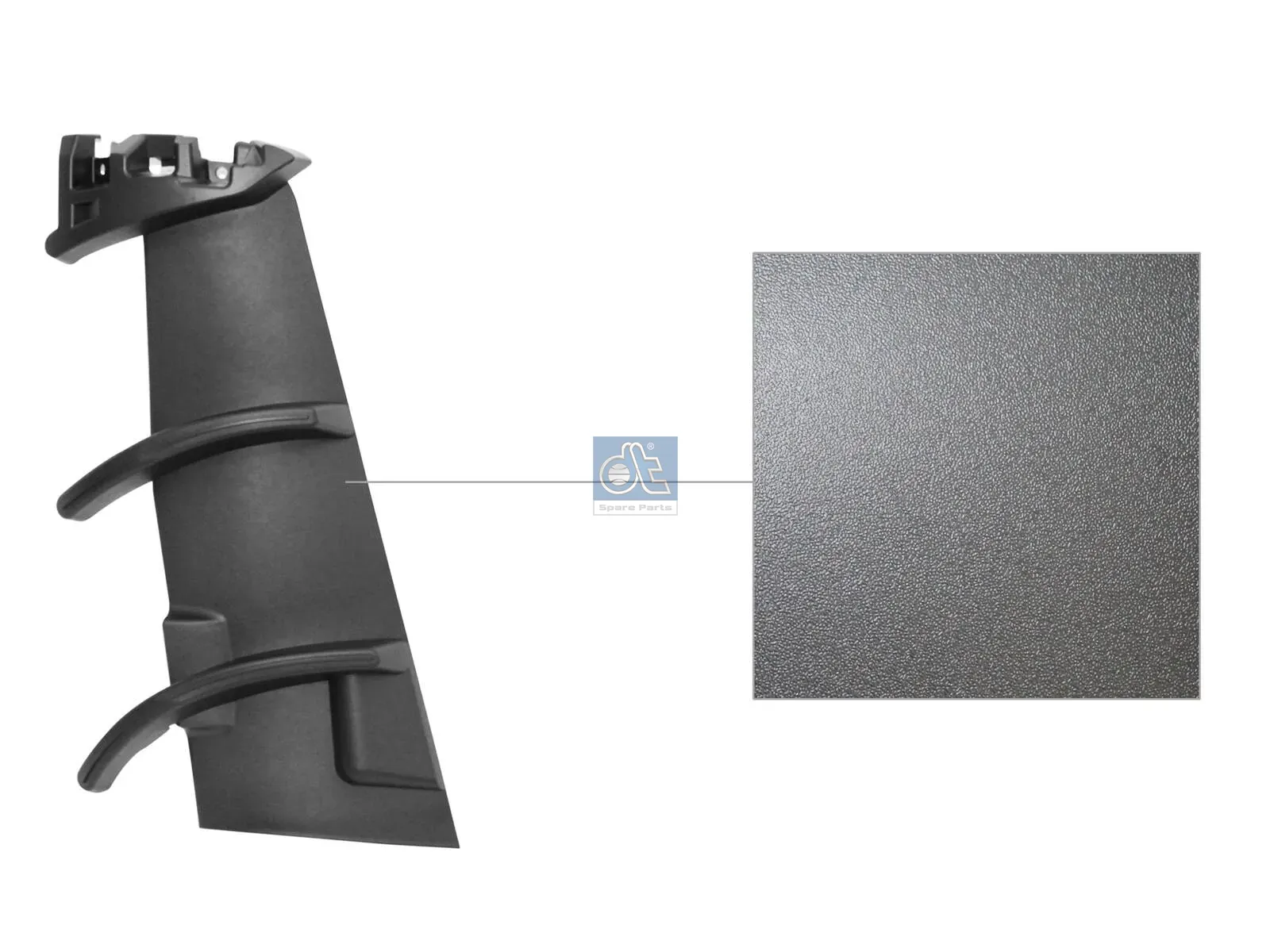 Air deflector, right
