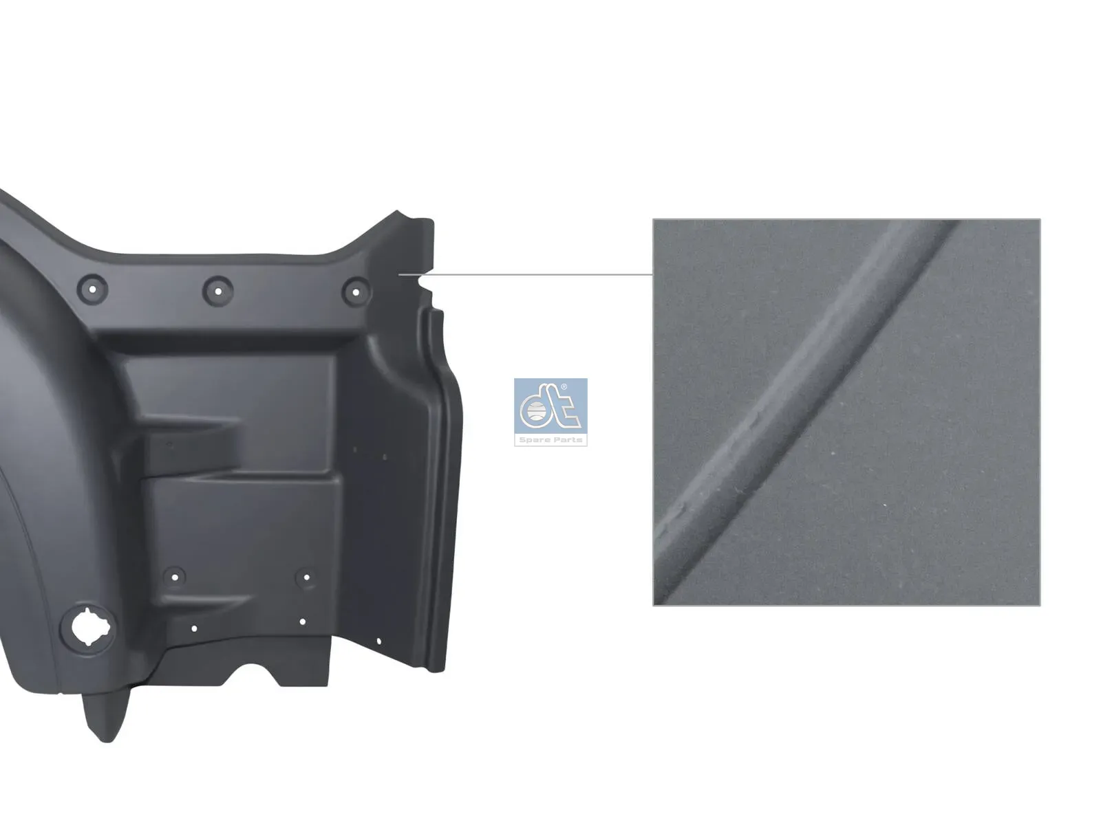 Step well case, right, without cap