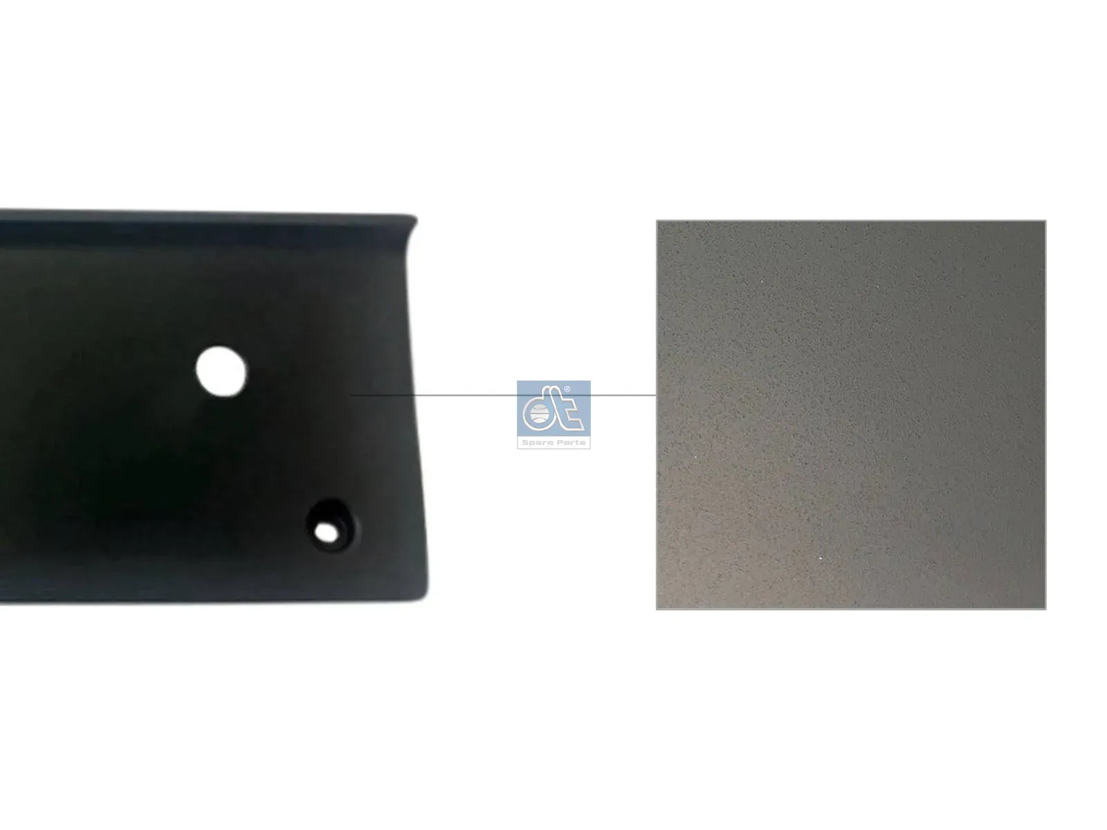 Cornice, angolo paraurti, sin.