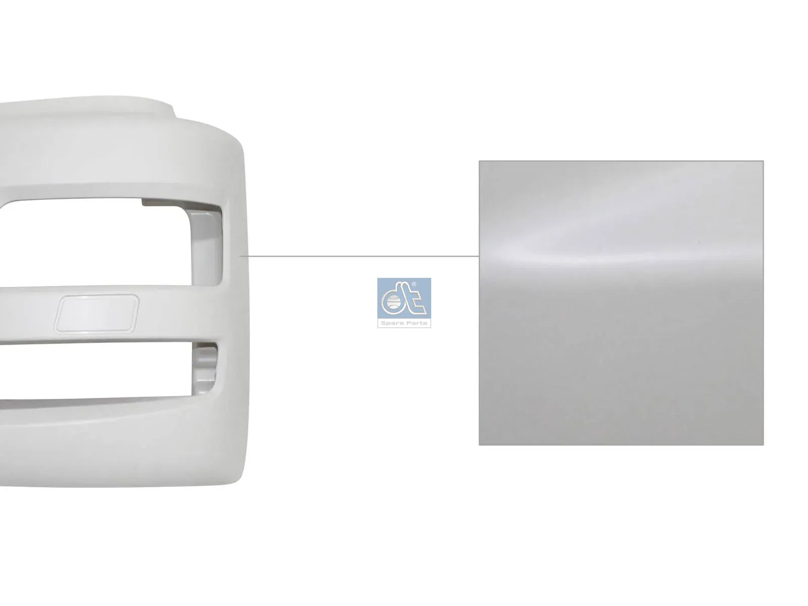 Bumper cover, left, primed