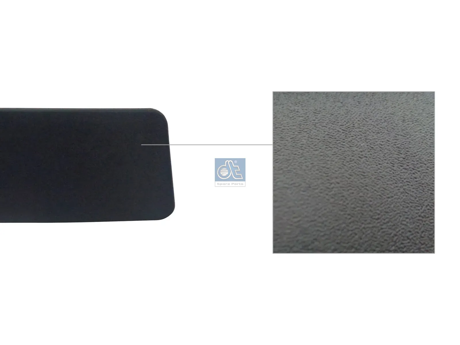 Abdeckung, Stoßstangenabdeckung, rechts, schwarz