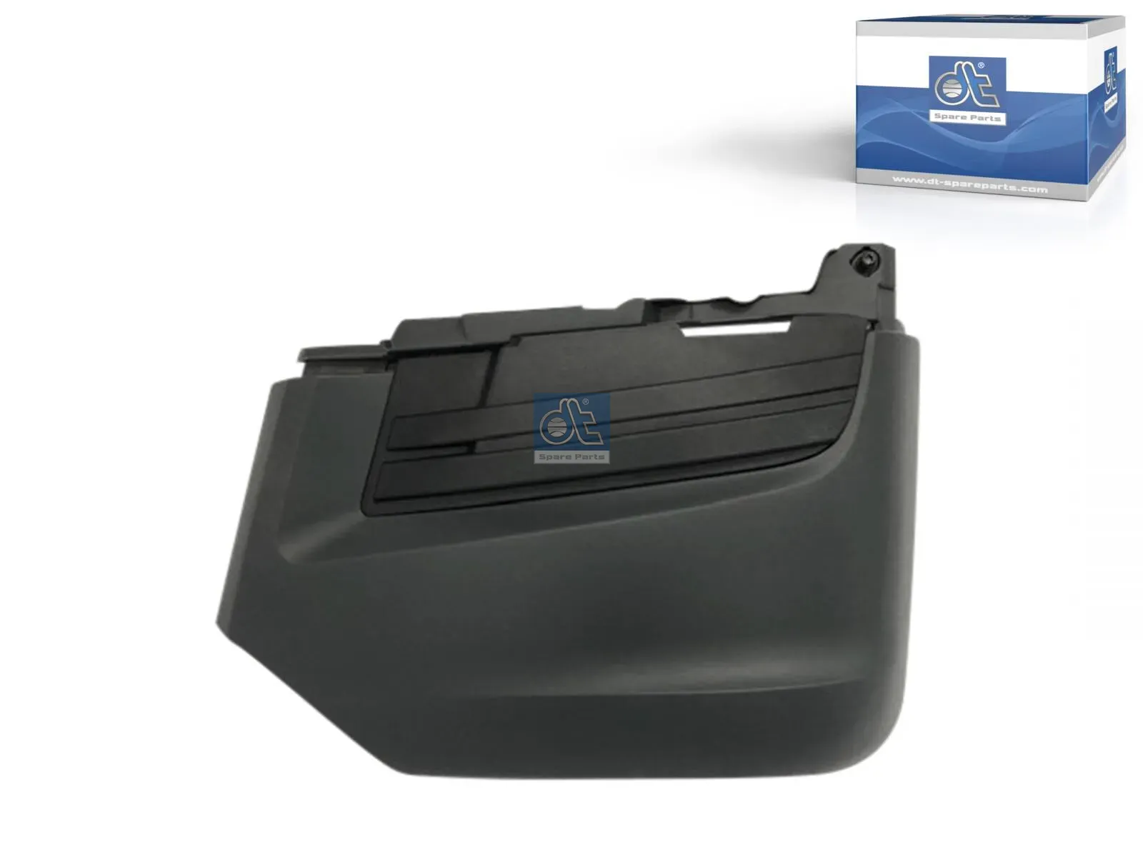 Bumper cover, left, grey