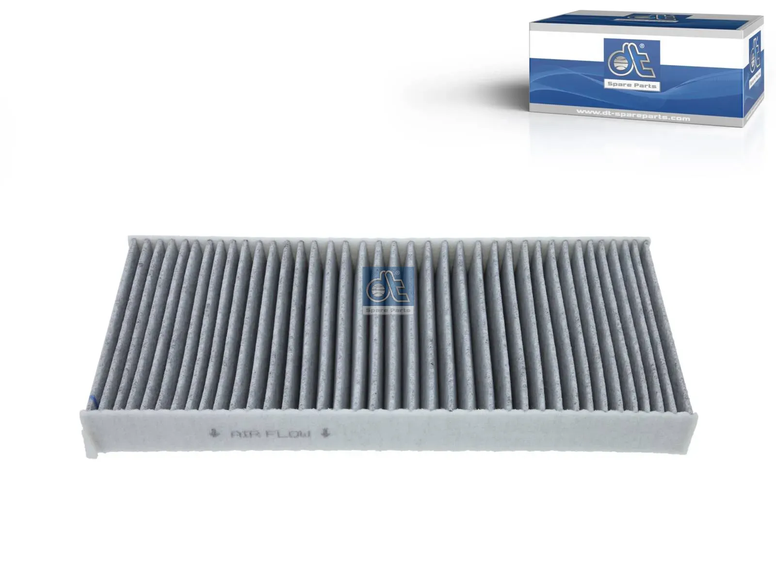 Cabin air filter, activated carbon