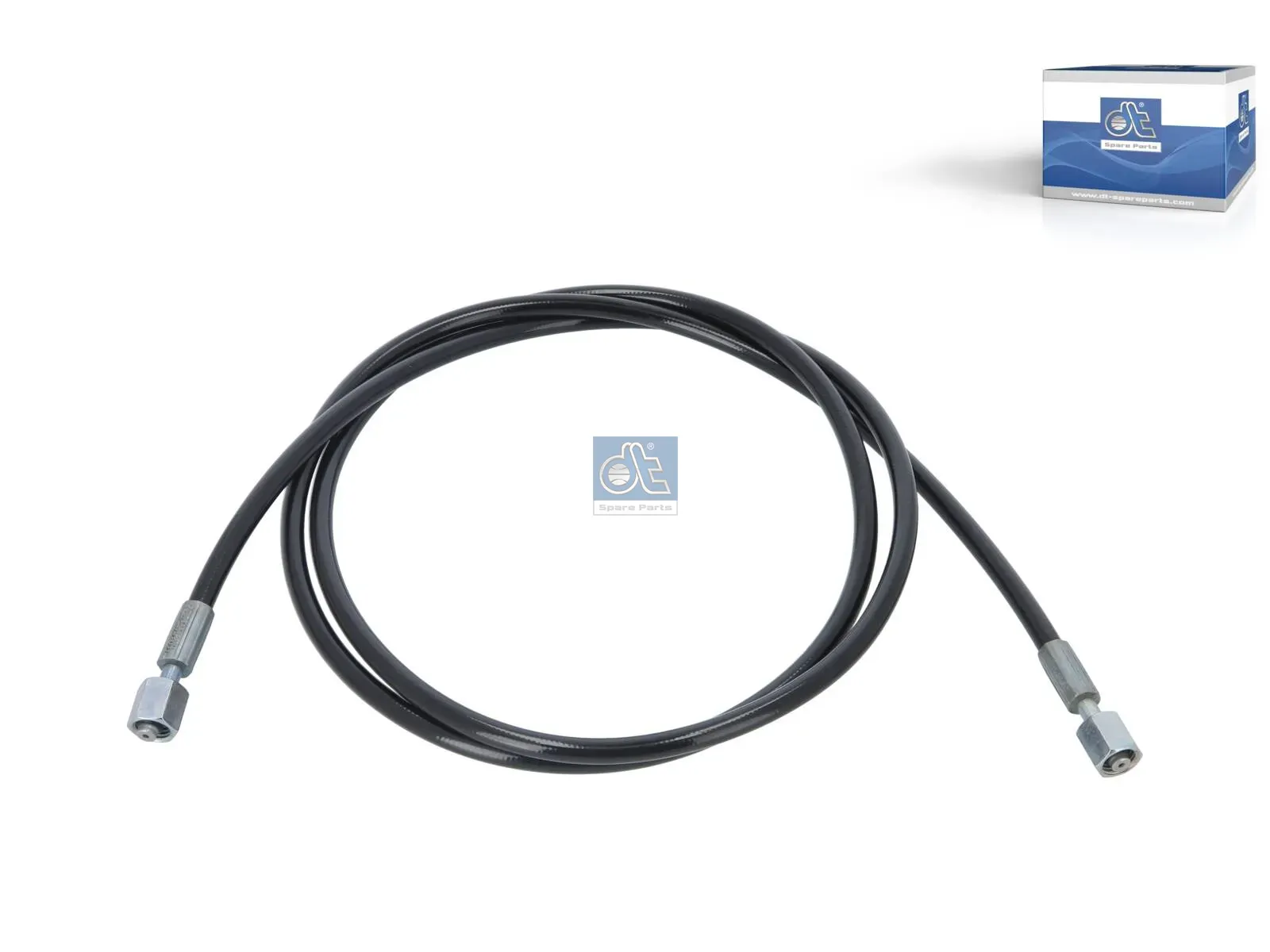 Hose line, cabin tilt