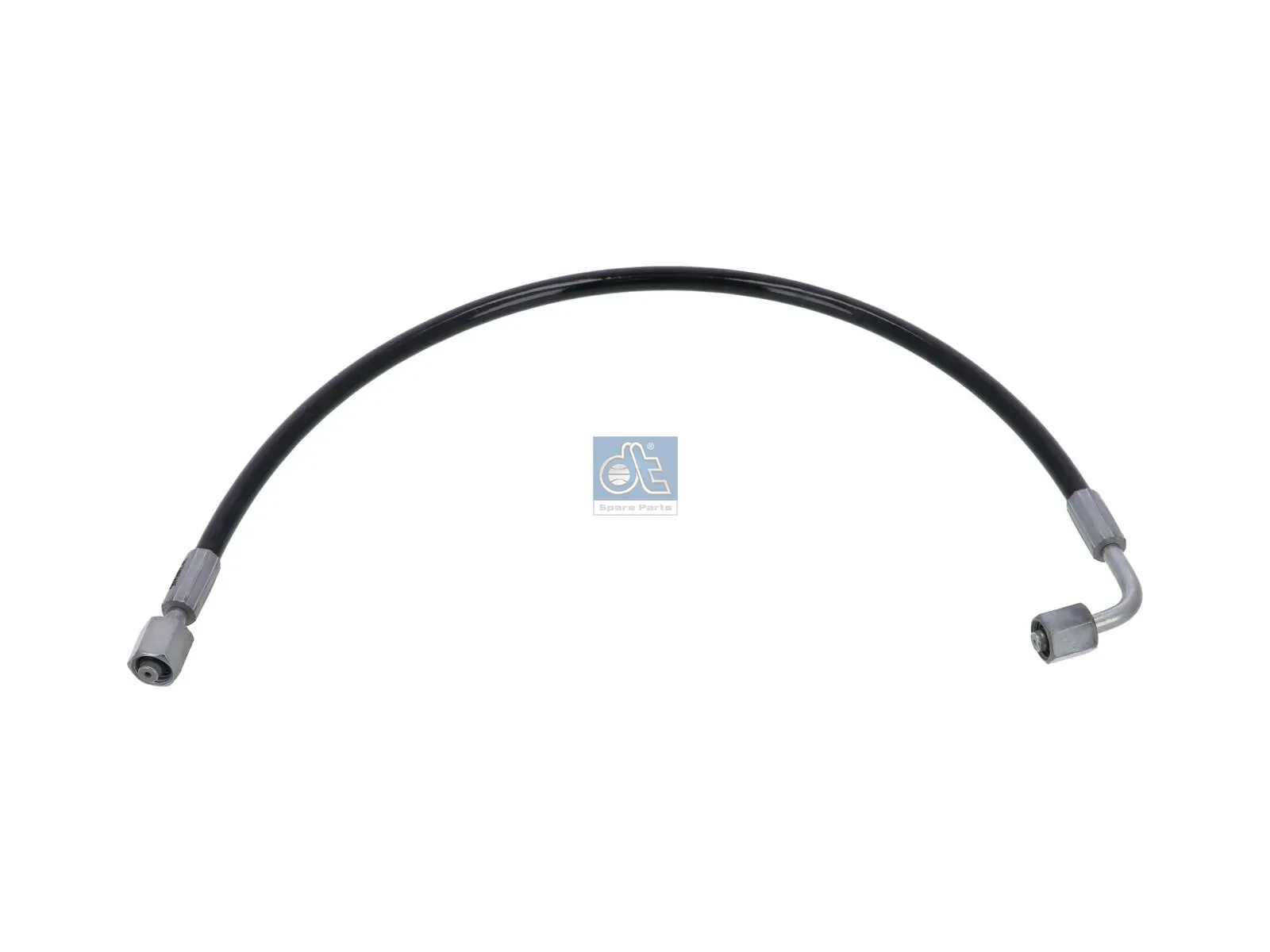Hose line, cabin tilt