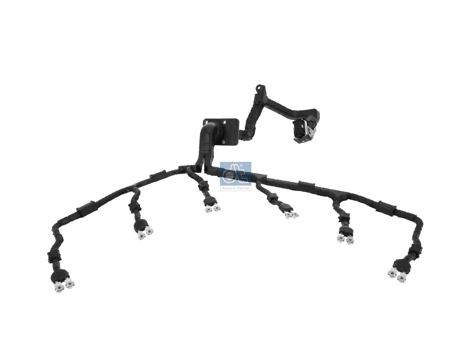 Cable harness, injection