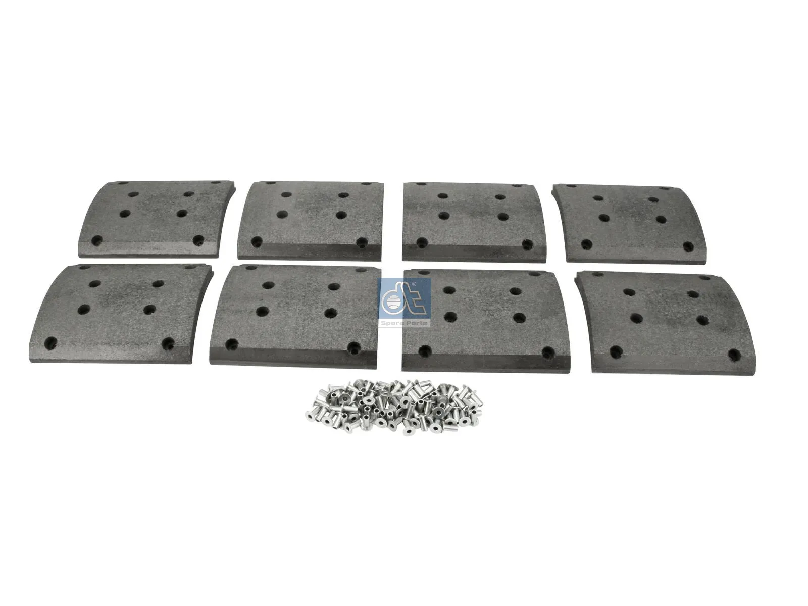 Drum brake lining kit, axle kit - oversize
