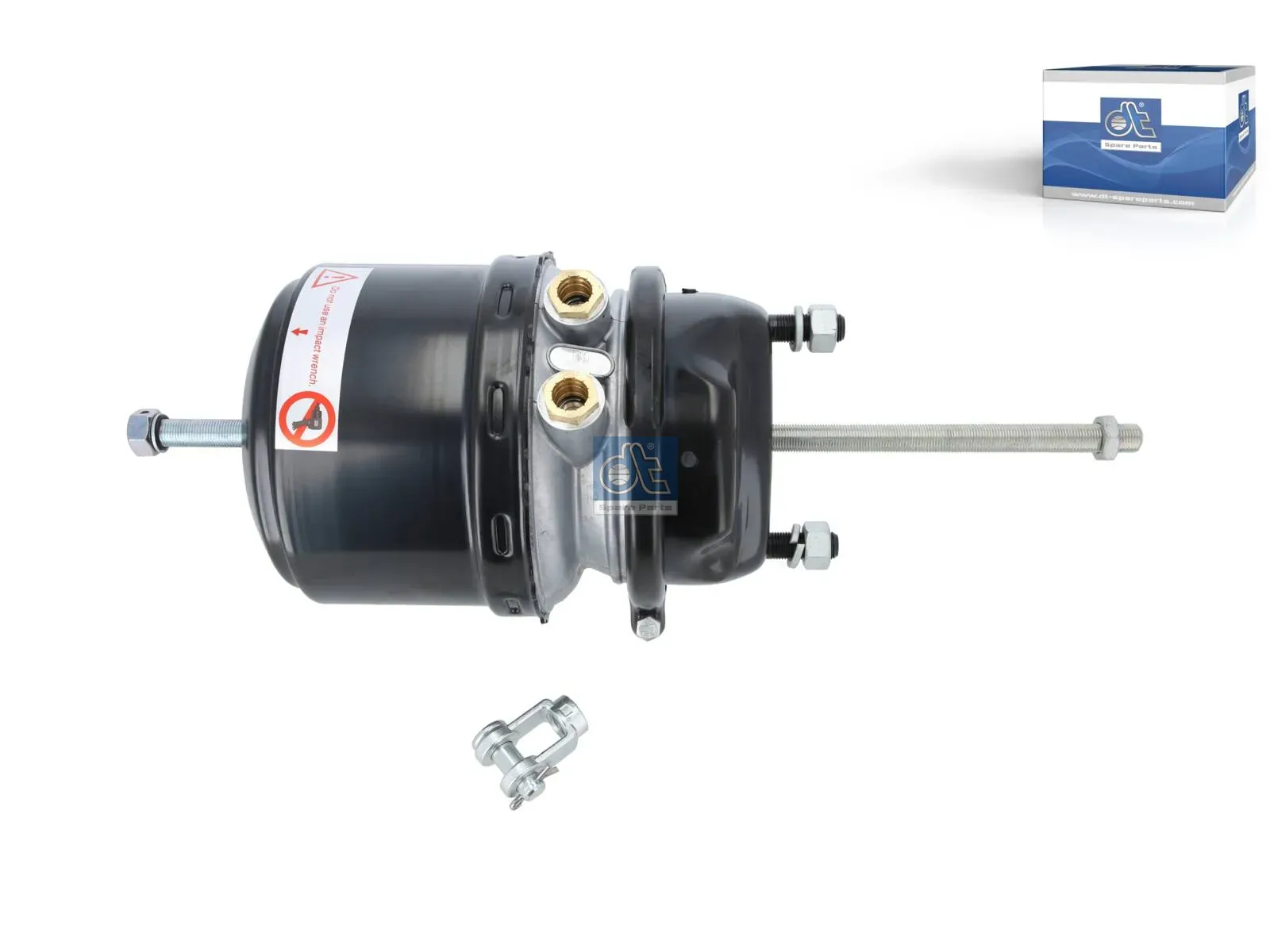 Spring brake cylinder, left