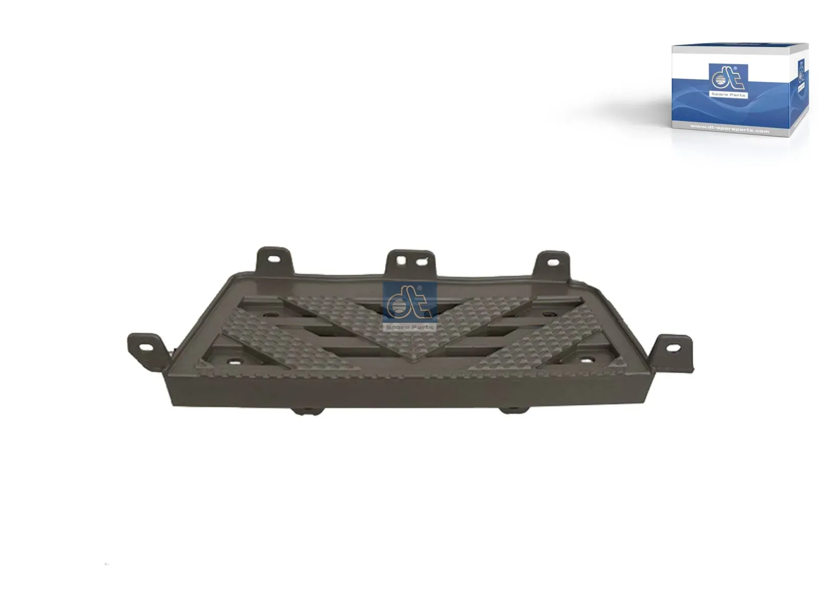 Step plate, upper right