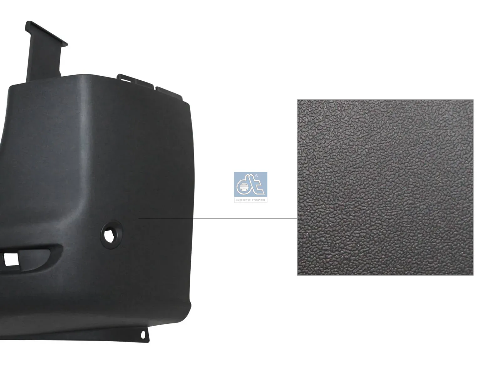 Bumper corner, rear, right