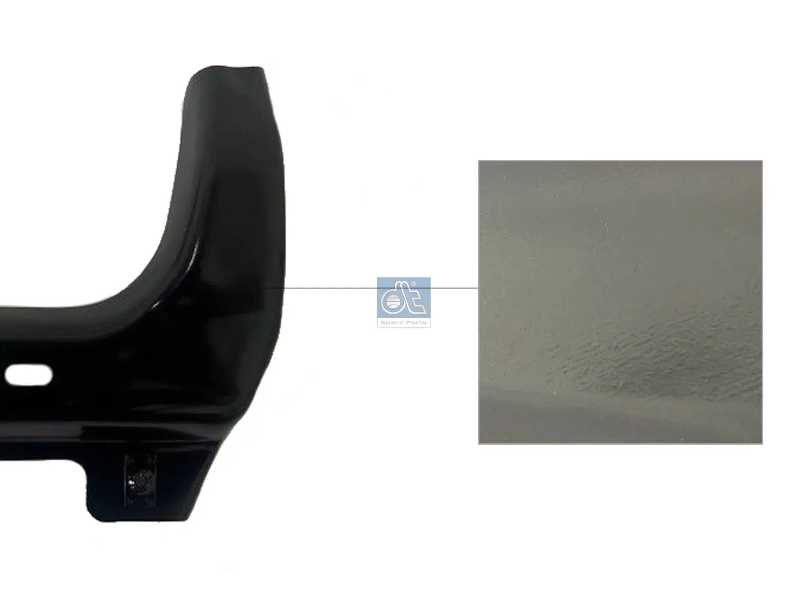 Support, caisson d'emmarchement, droite