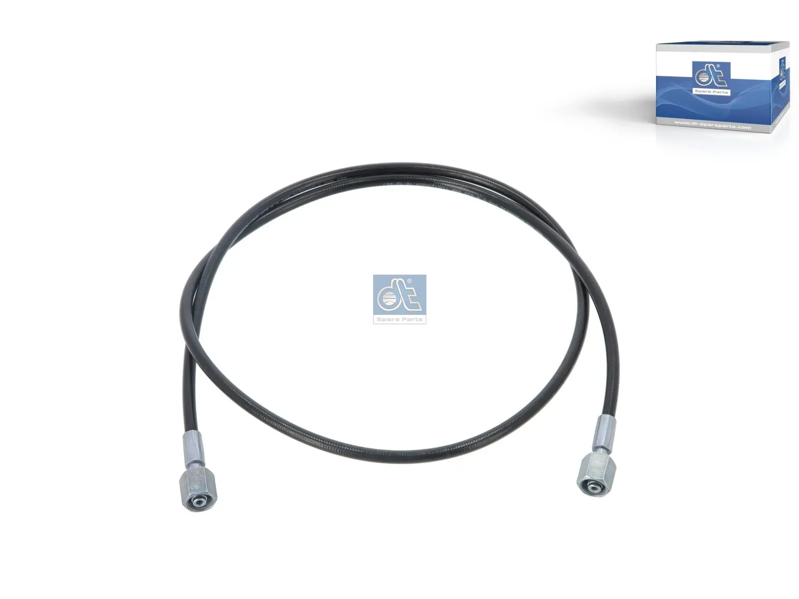Hose line, cabin tilt