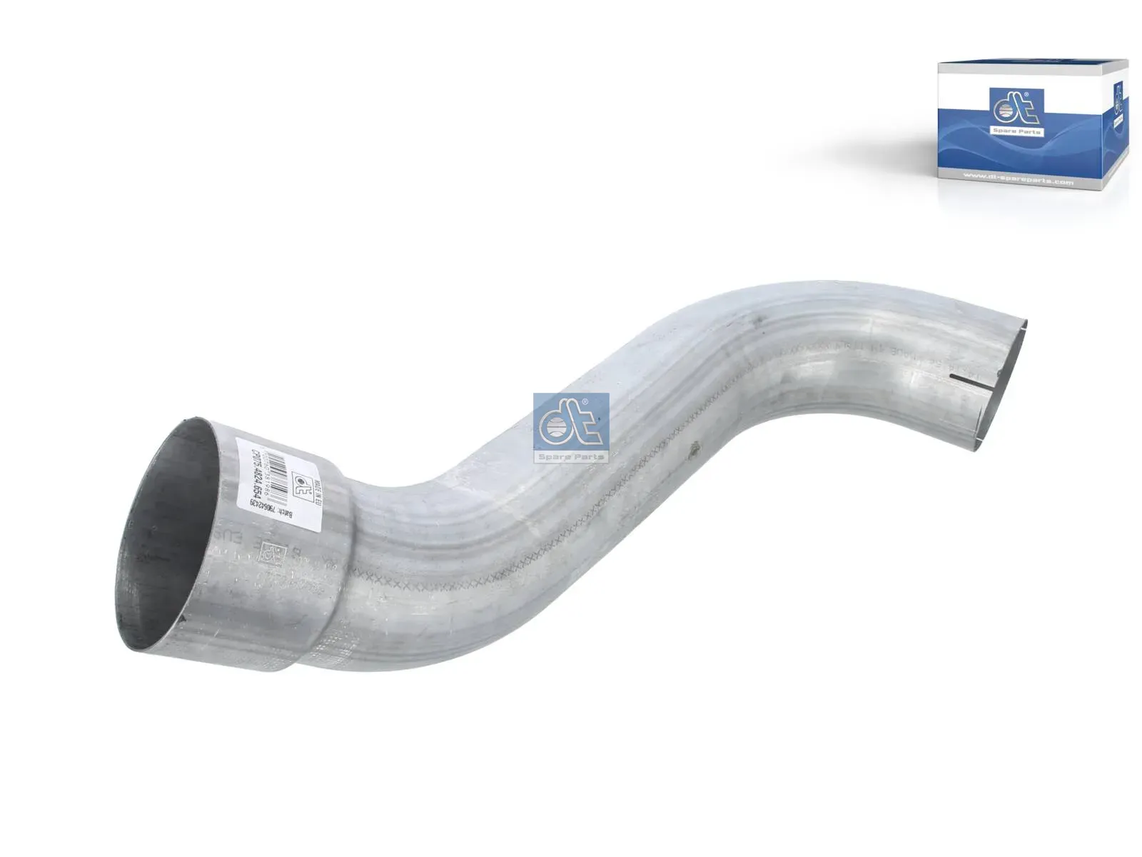 Front exhaust pipe