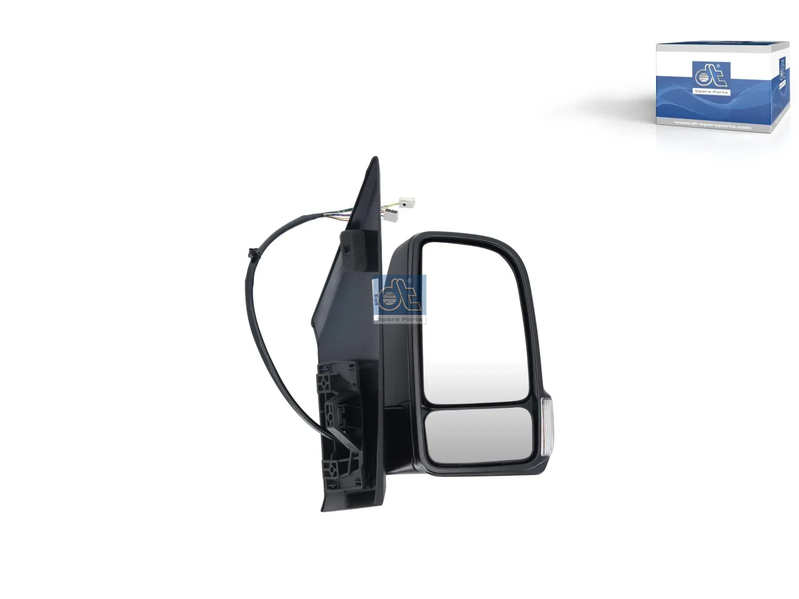 Main mirror, complete, right, electrical, heatable