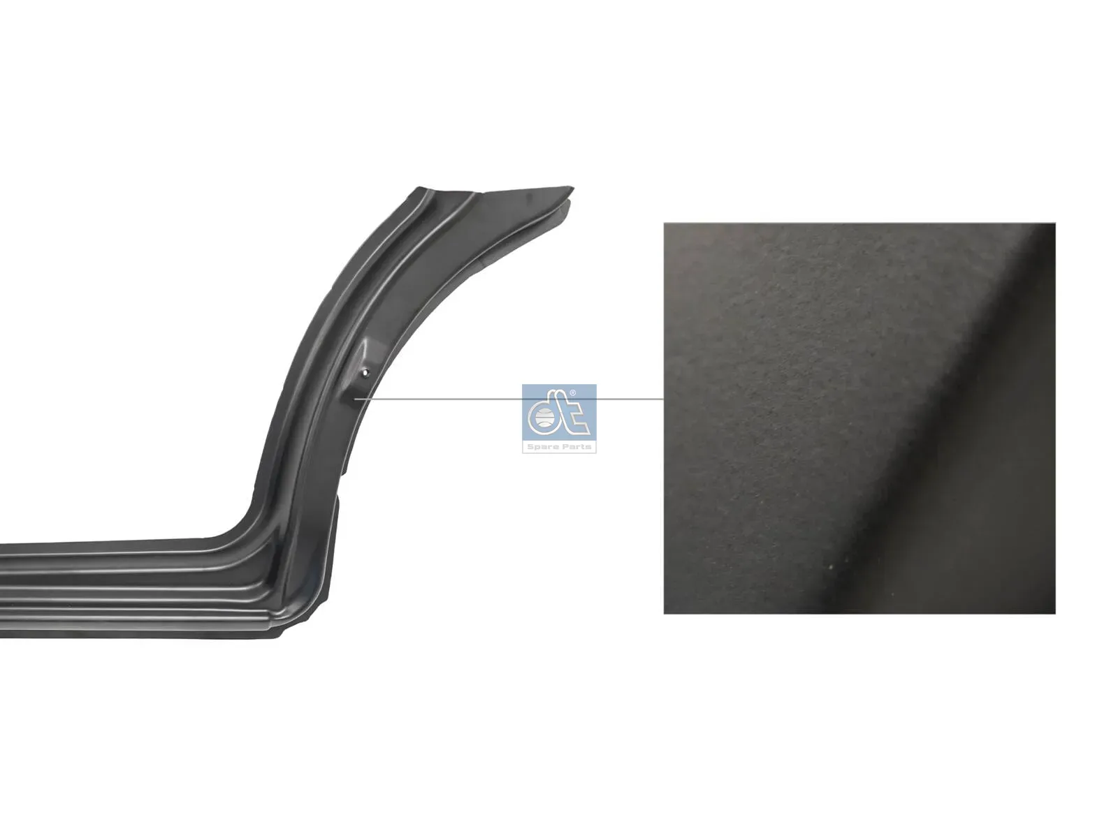 Stijlbekleding, voor, rechts, onder