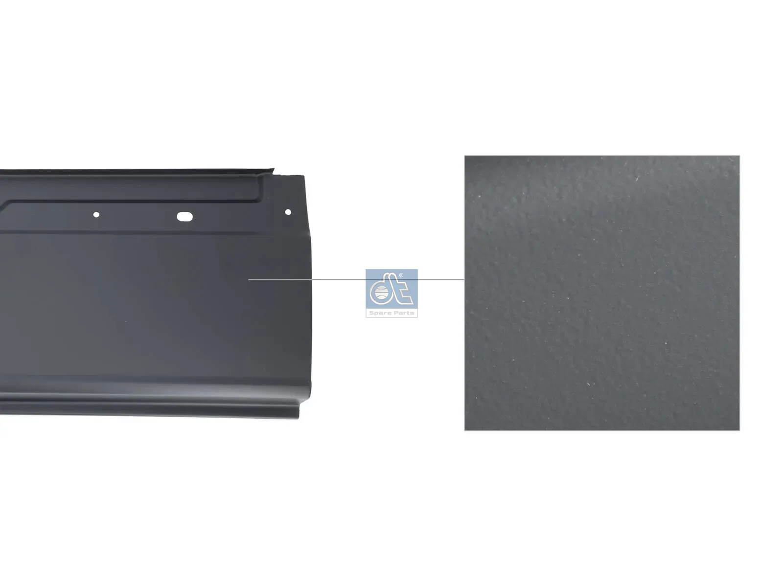 Cover, side panel, front, lower right
