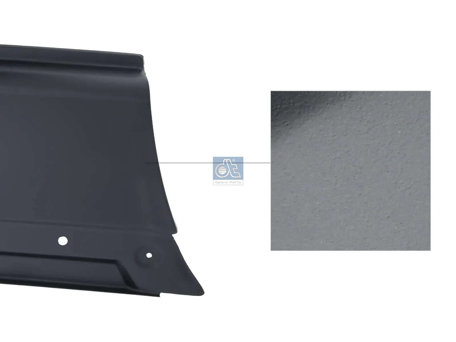 Cover, side panel, rear, lower left