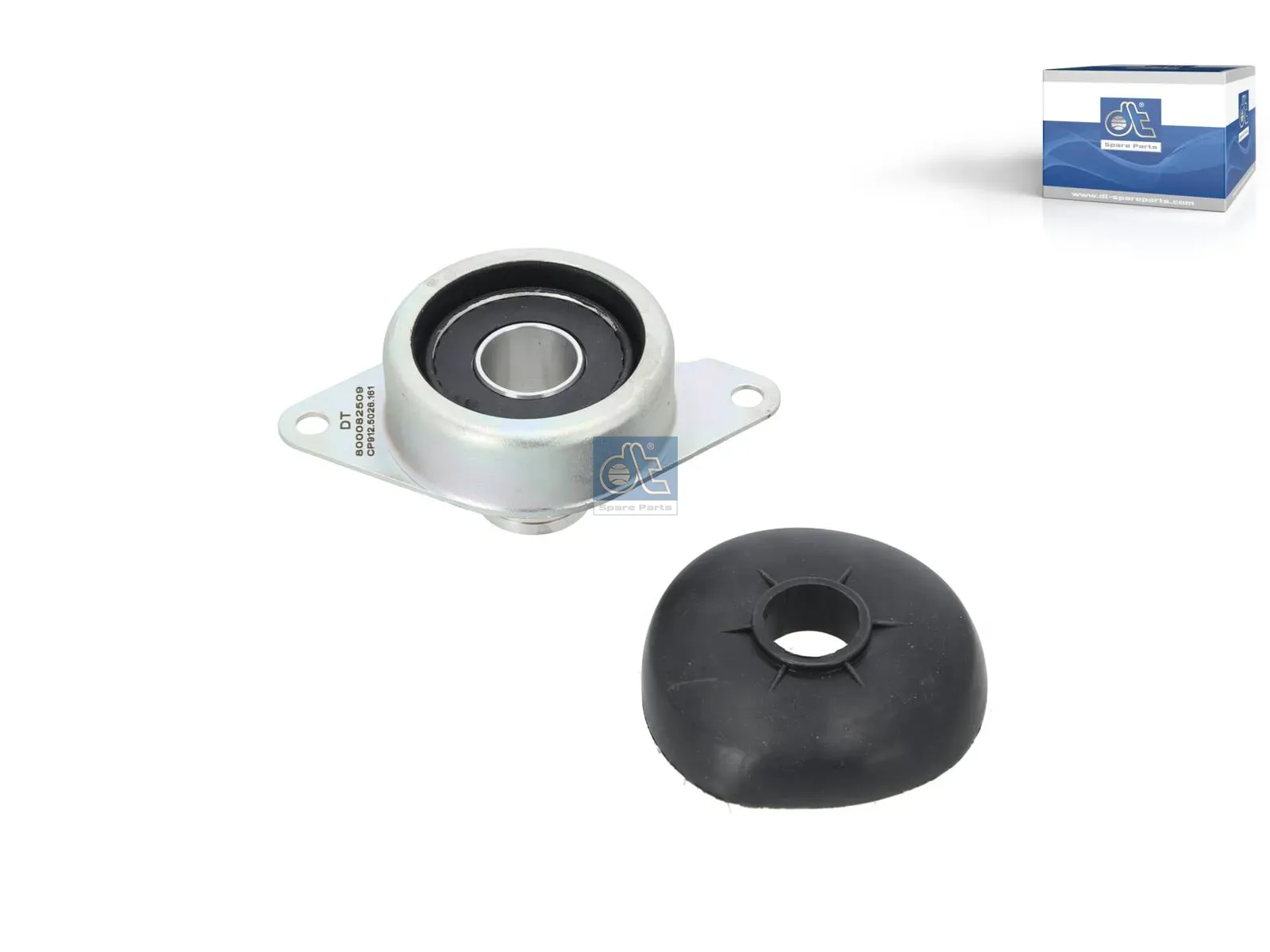 Steering column bearing, with cap