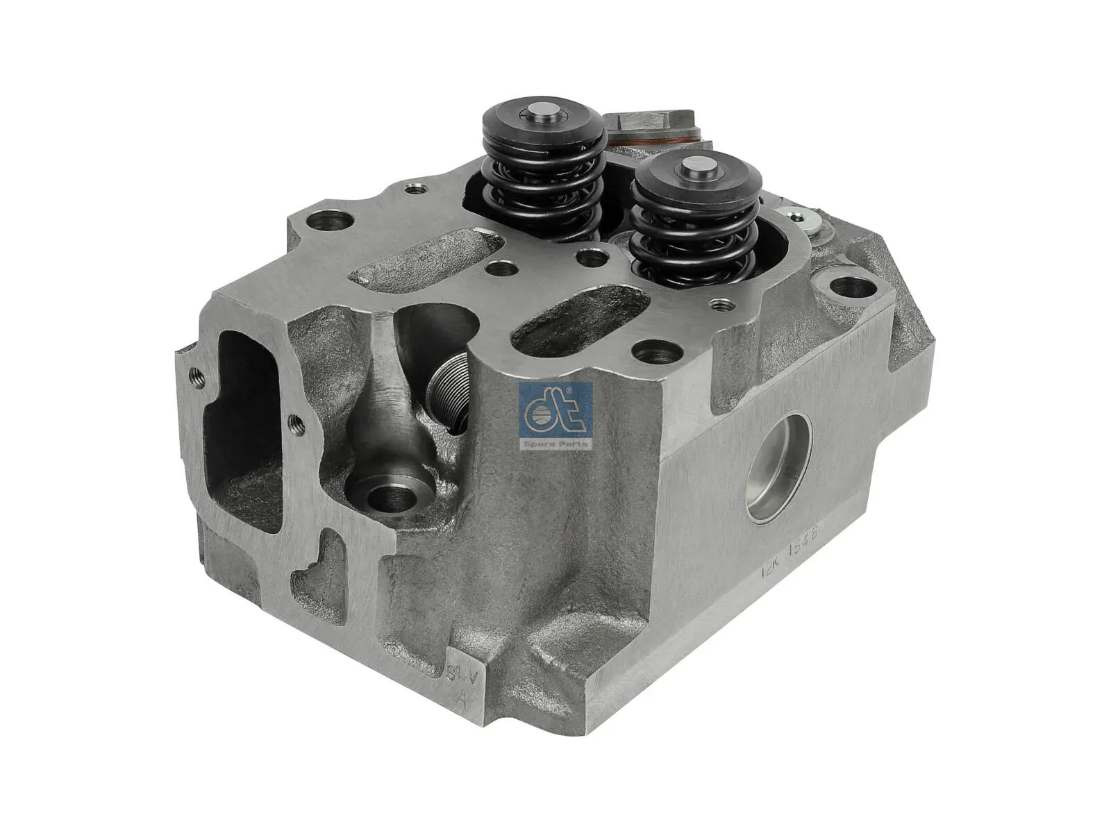 Cylinder head, with valves, with constant throttle