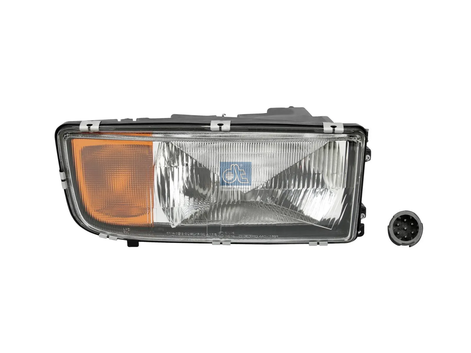 Headlamp, right, without bulbs