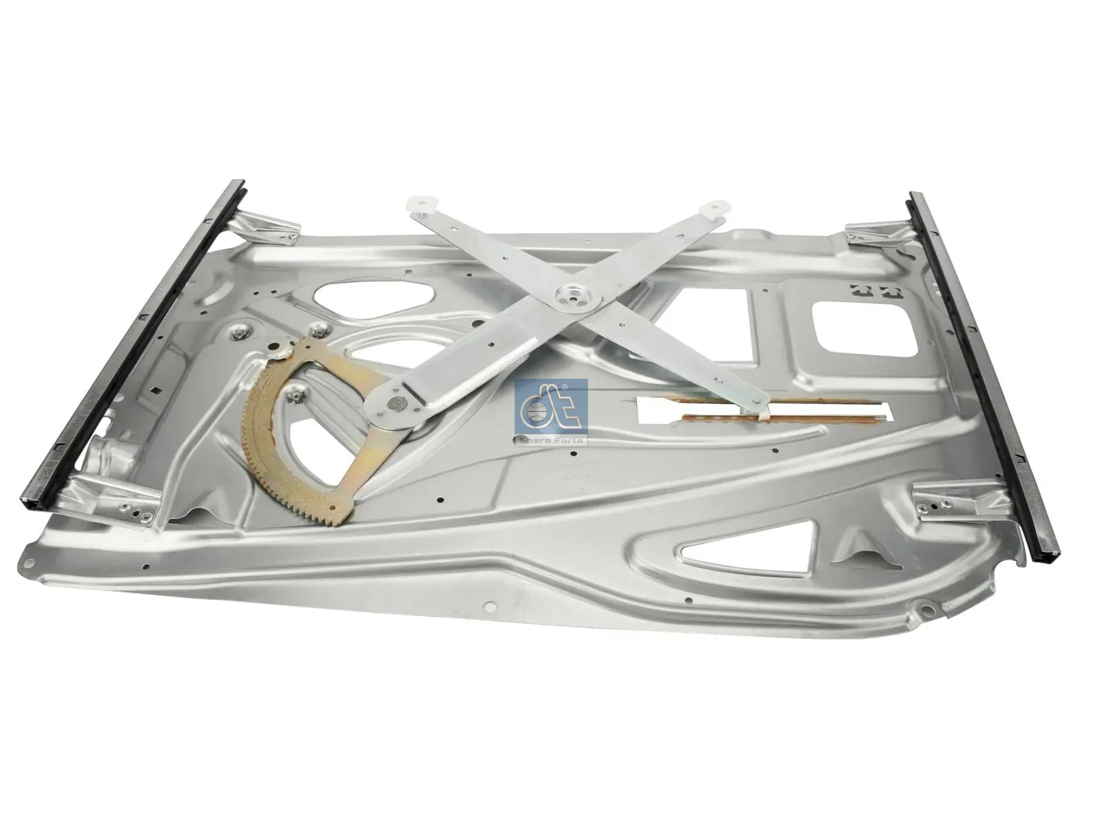 Window regulator, left, with support panel
