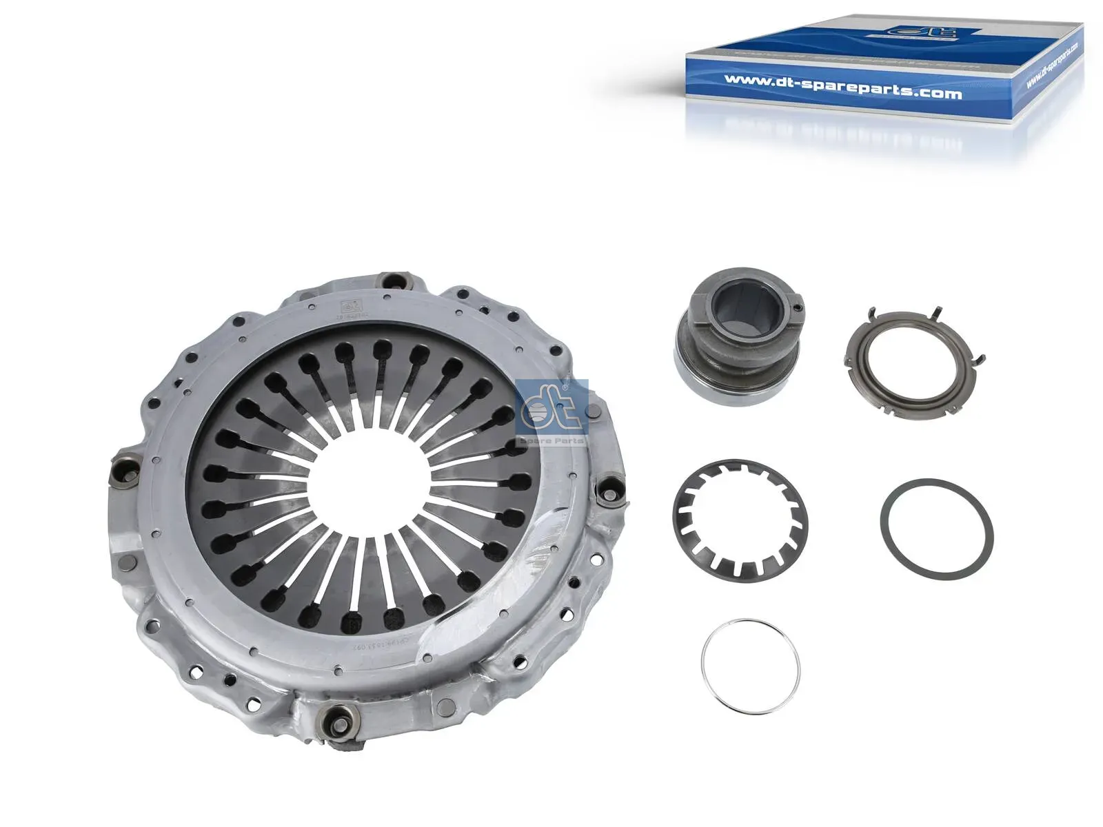 Clutch cover, with release bearing