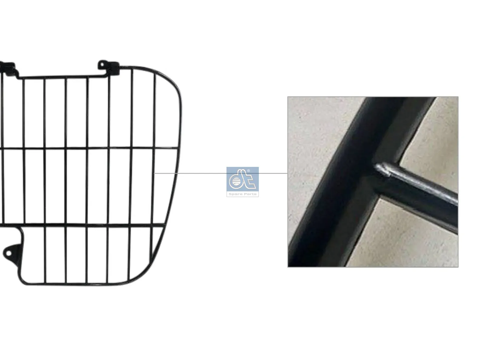 Schutzgitter, Scheinwerfer, links
