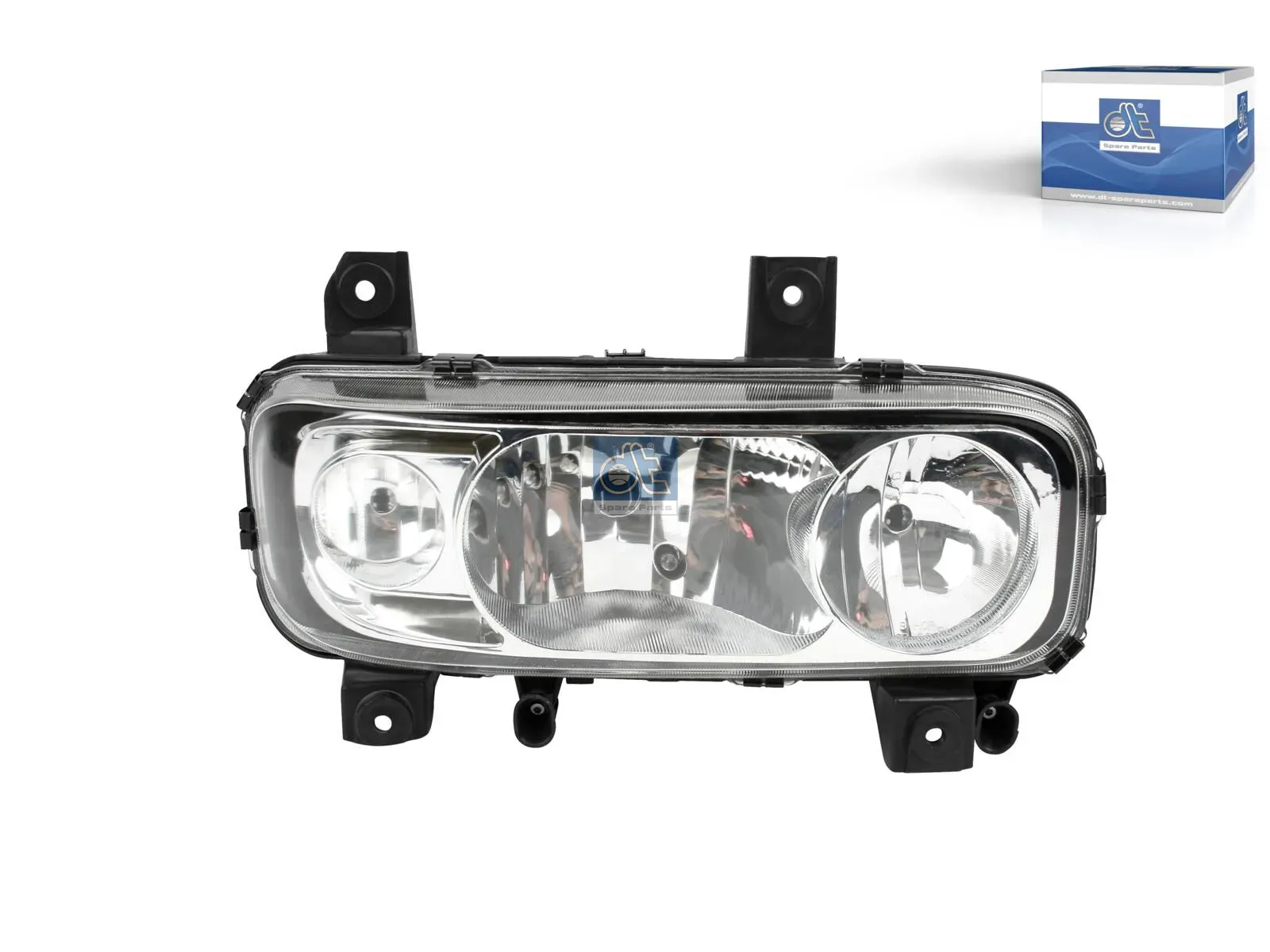 Headlamp, right, with fog lamp, without adjusting motor