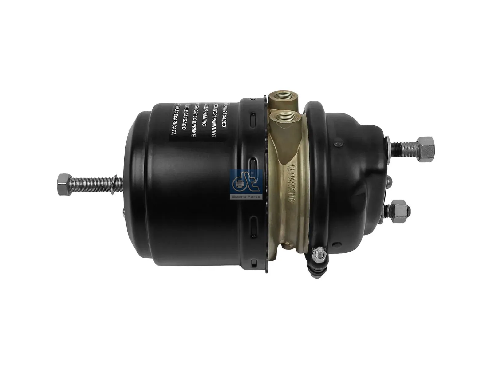 Spring brake cylinder, left