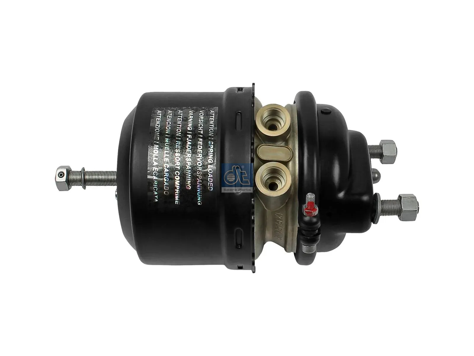 Spring brake cylinder, left