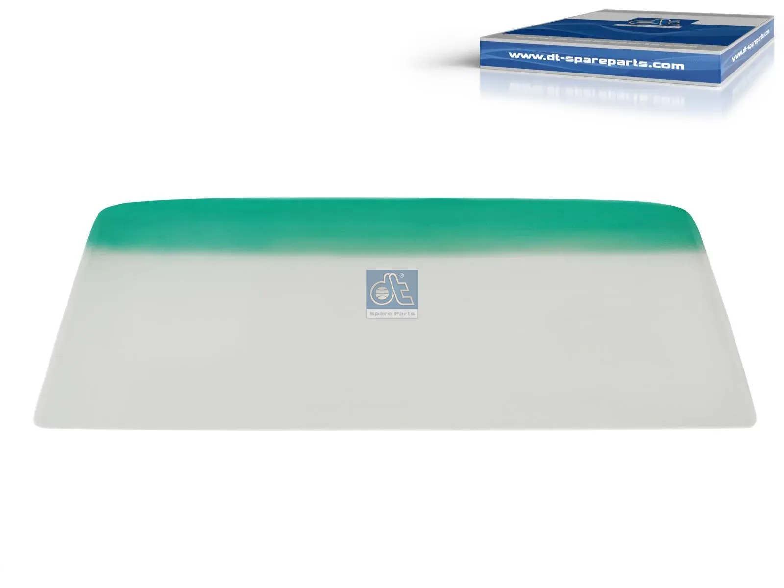 Windshield, tinted green, single package