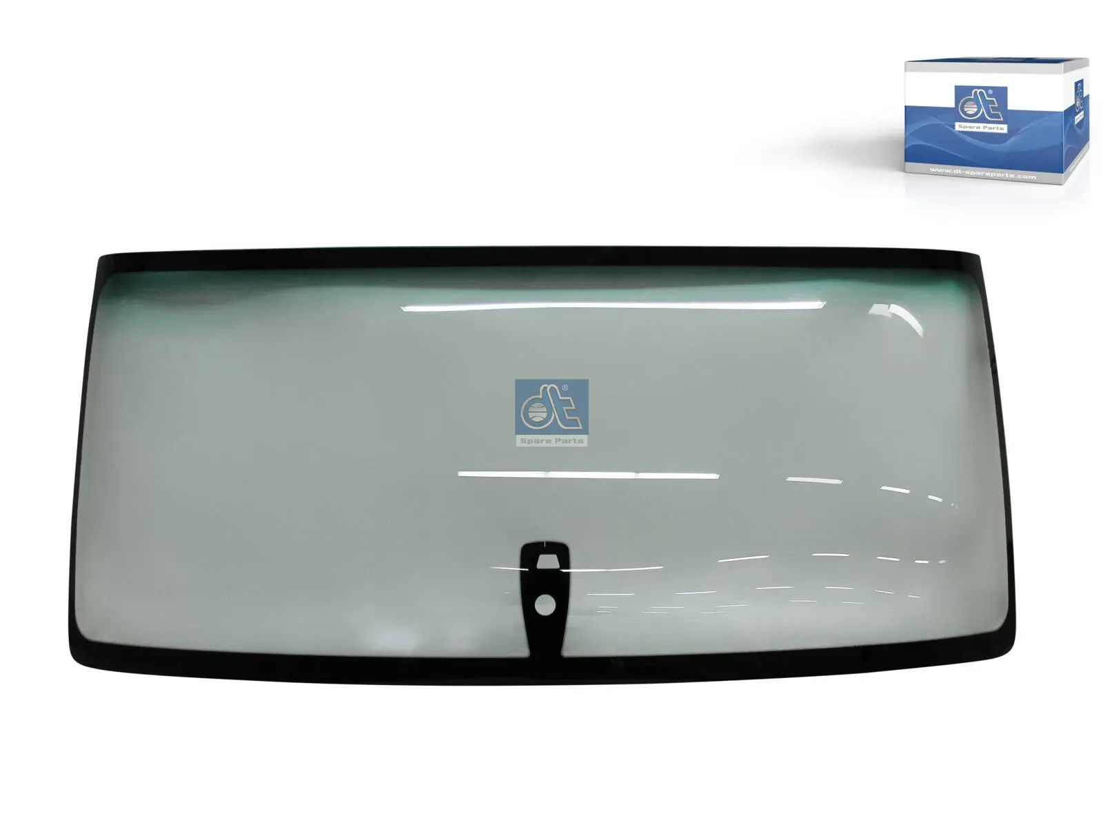 Windshield, tinted green, single package
