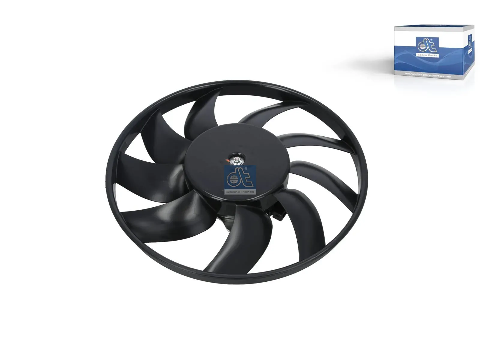 Fan, air conditioning, without protective grille