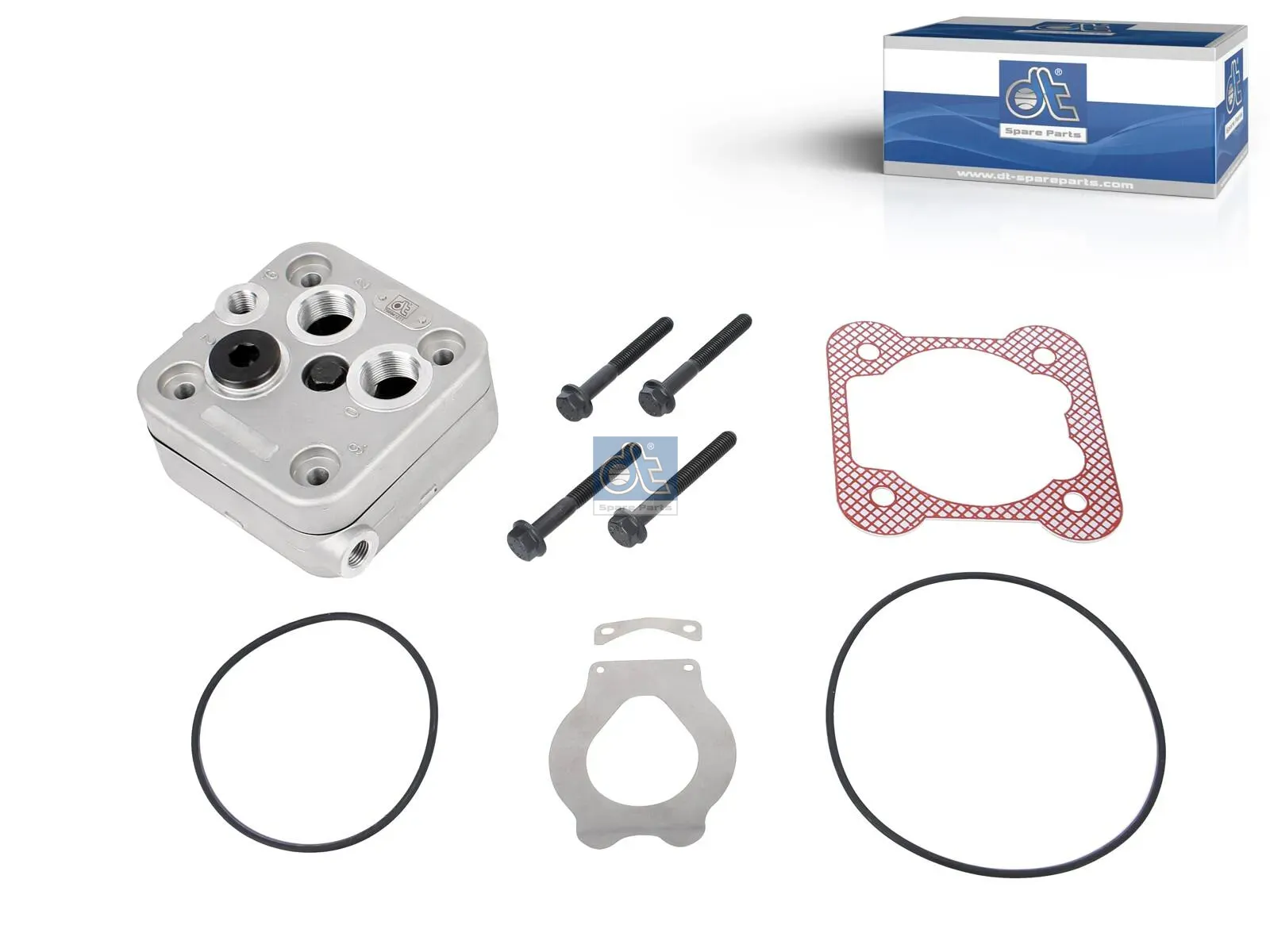 Cilinderkop, compressor, compleet